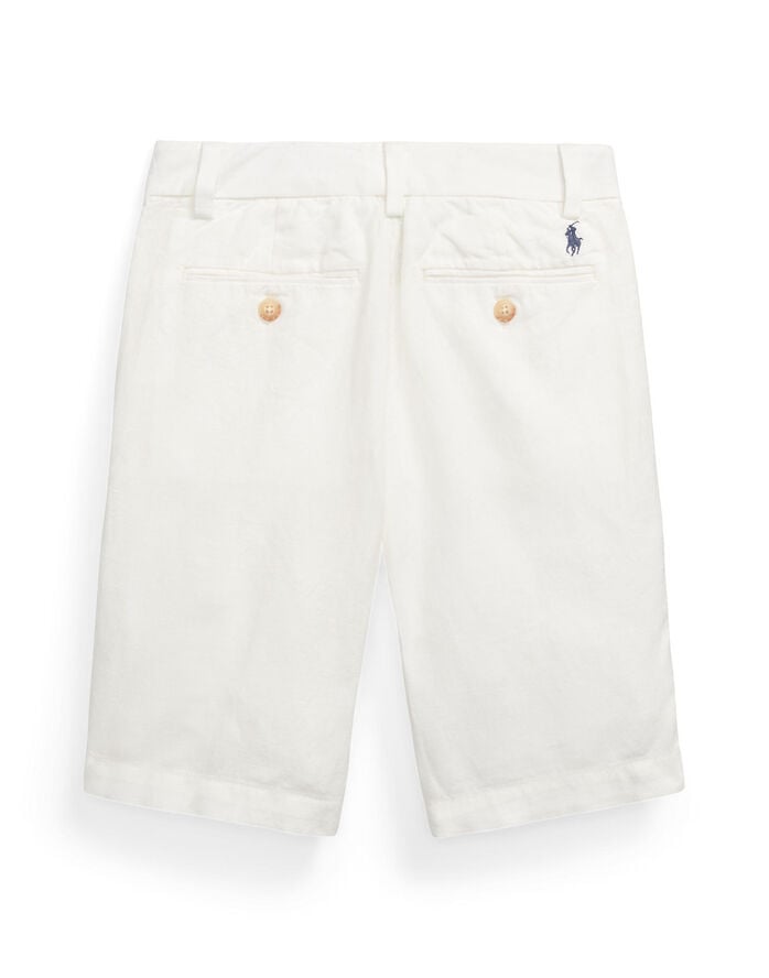 Straight Fit Linen-Cotton Short Teens