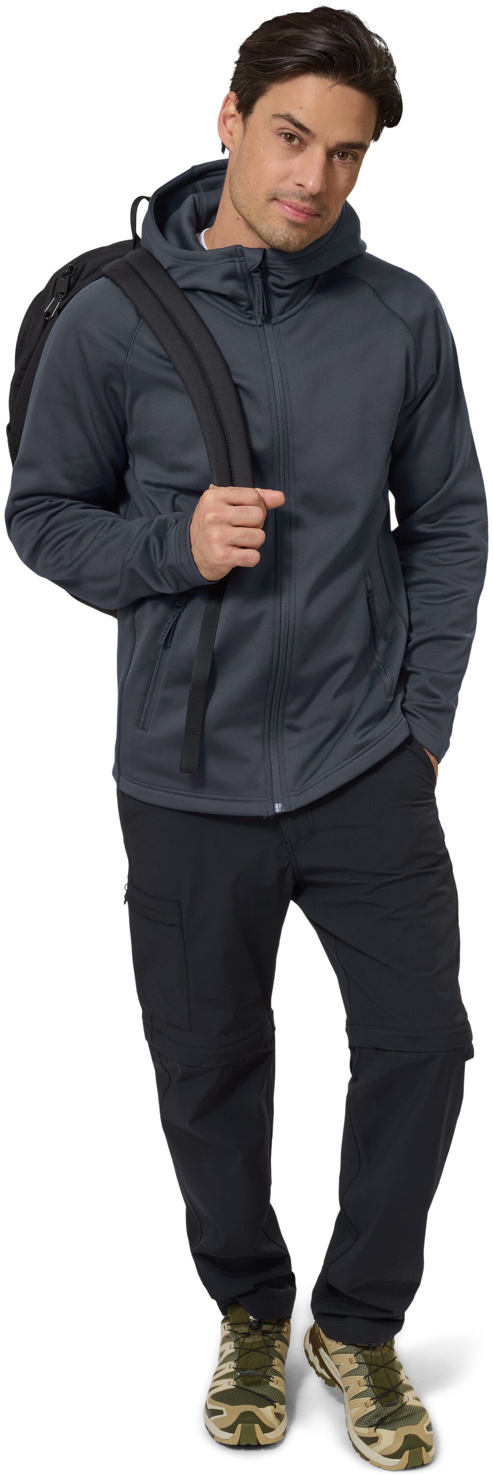 Power Stretch Full Zip Flecce Jakke