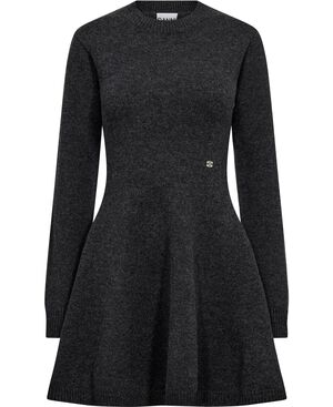 Compact Wool Short Dress