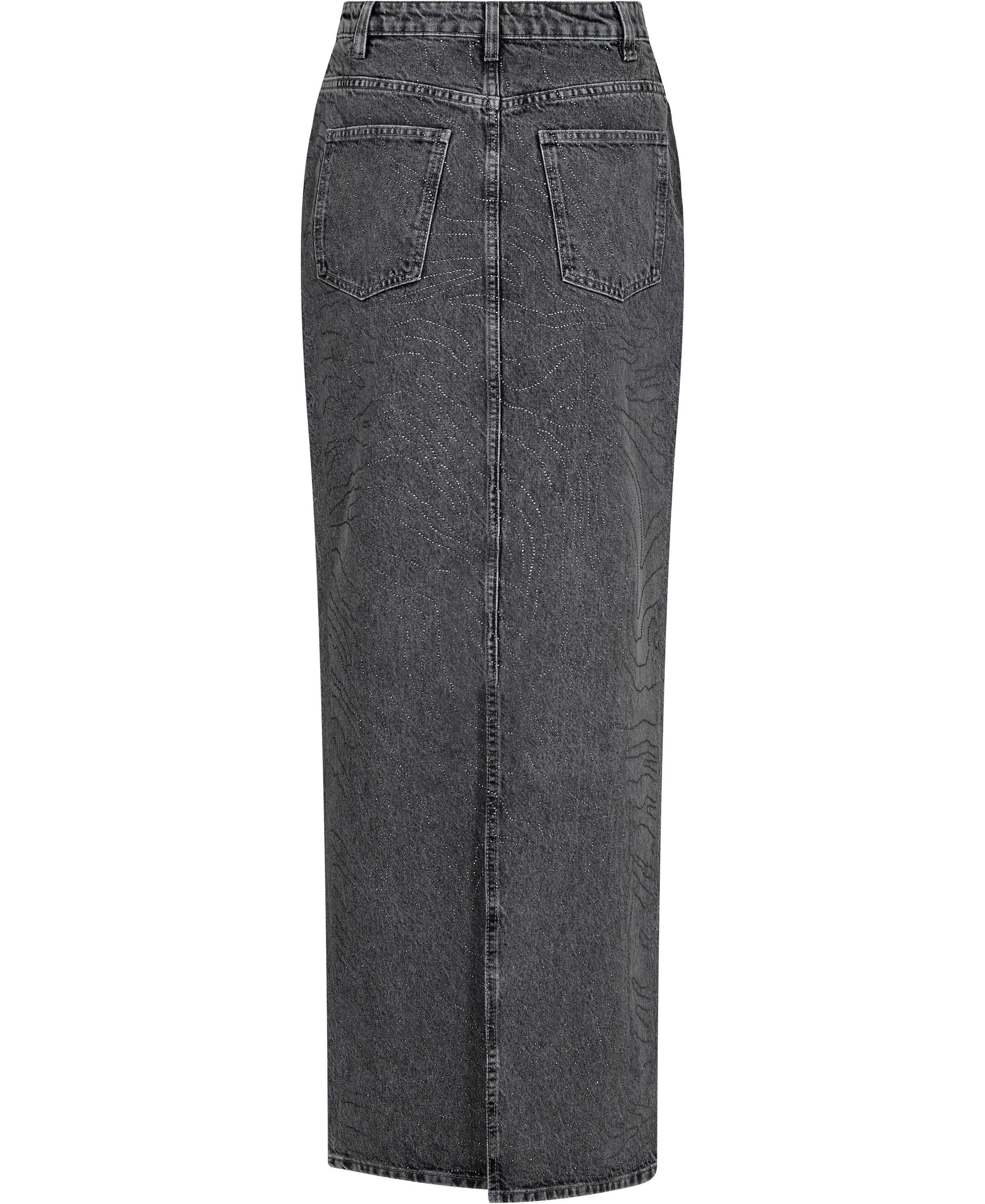 RHINESTONE DENIM SKIRT