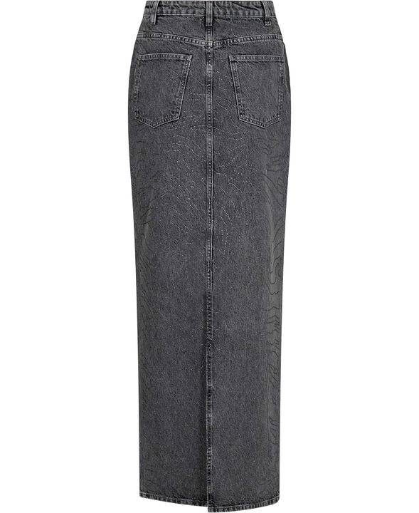 RHINESTONE DENIM SKIRT