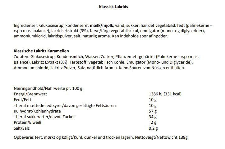 Klassisk lakrids elegance