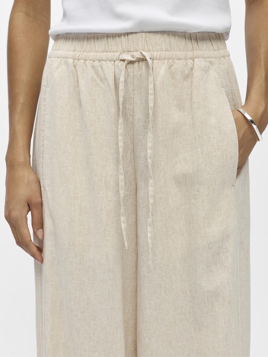 OBJKADIE MW WIDE PANTS 145