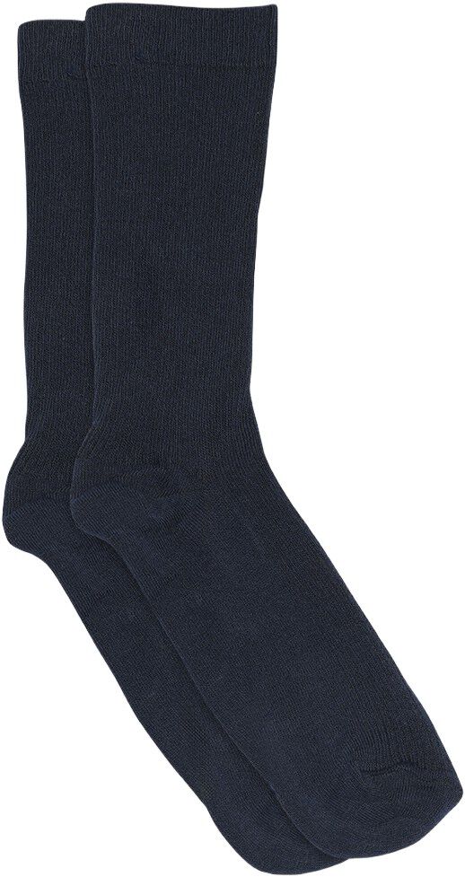 Fine cotton rib socks