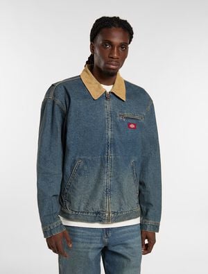 DENIM PAINTER JACKET KHAKI TINTED B