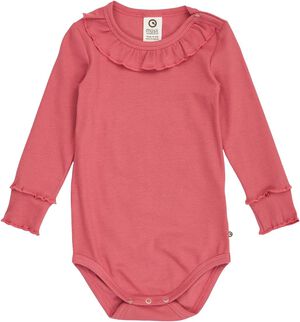 Cozy Me Rib Frill Collar L/S Body