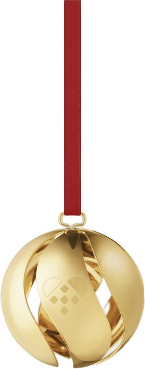 CC 2025 BALL 18KT GOLD PLATED BRASS