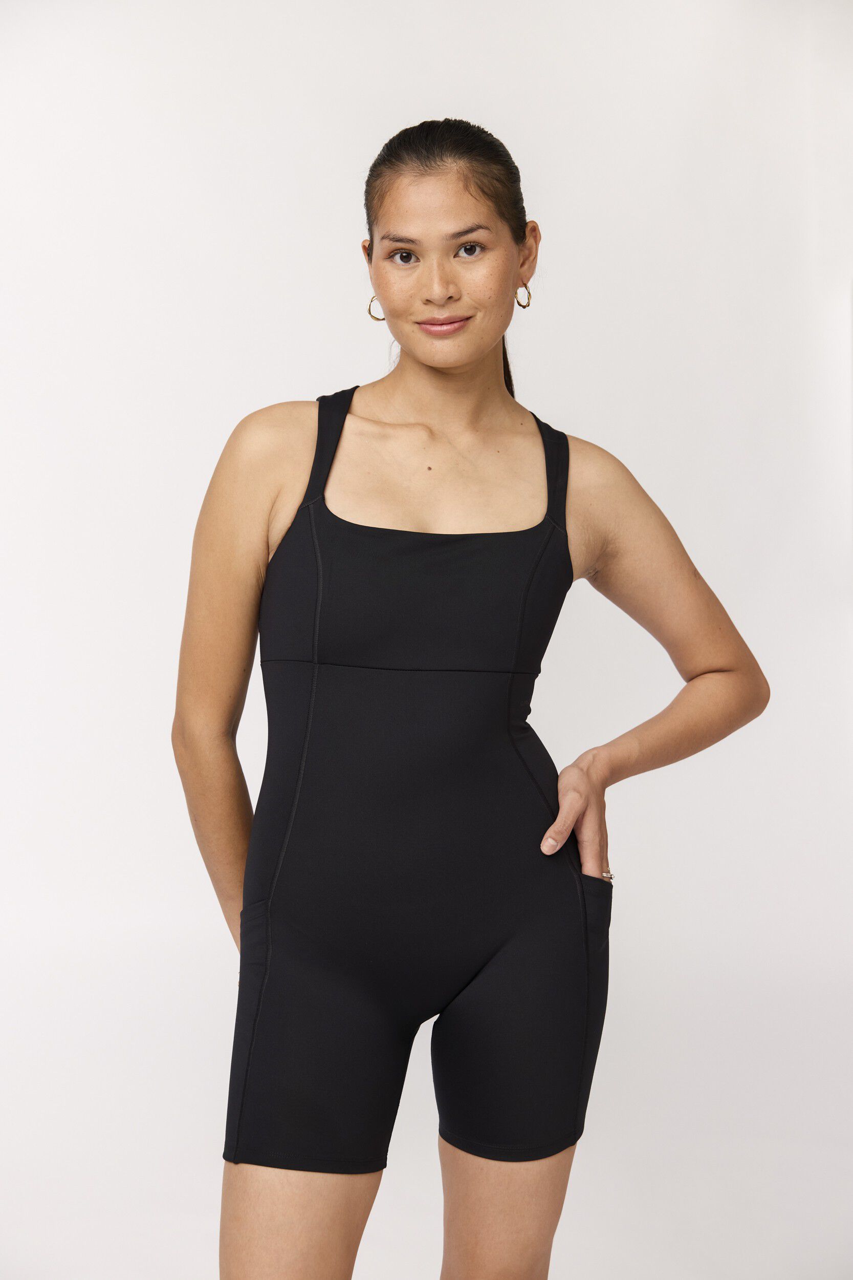Tina Open Back Unitard