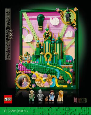 Emerald City-vægkunst 75685