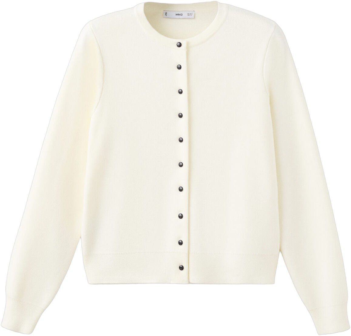 Knitted button cardigan