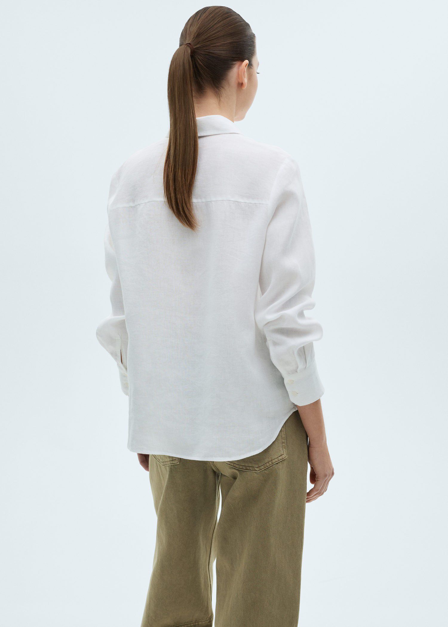 Pocket linen shirt