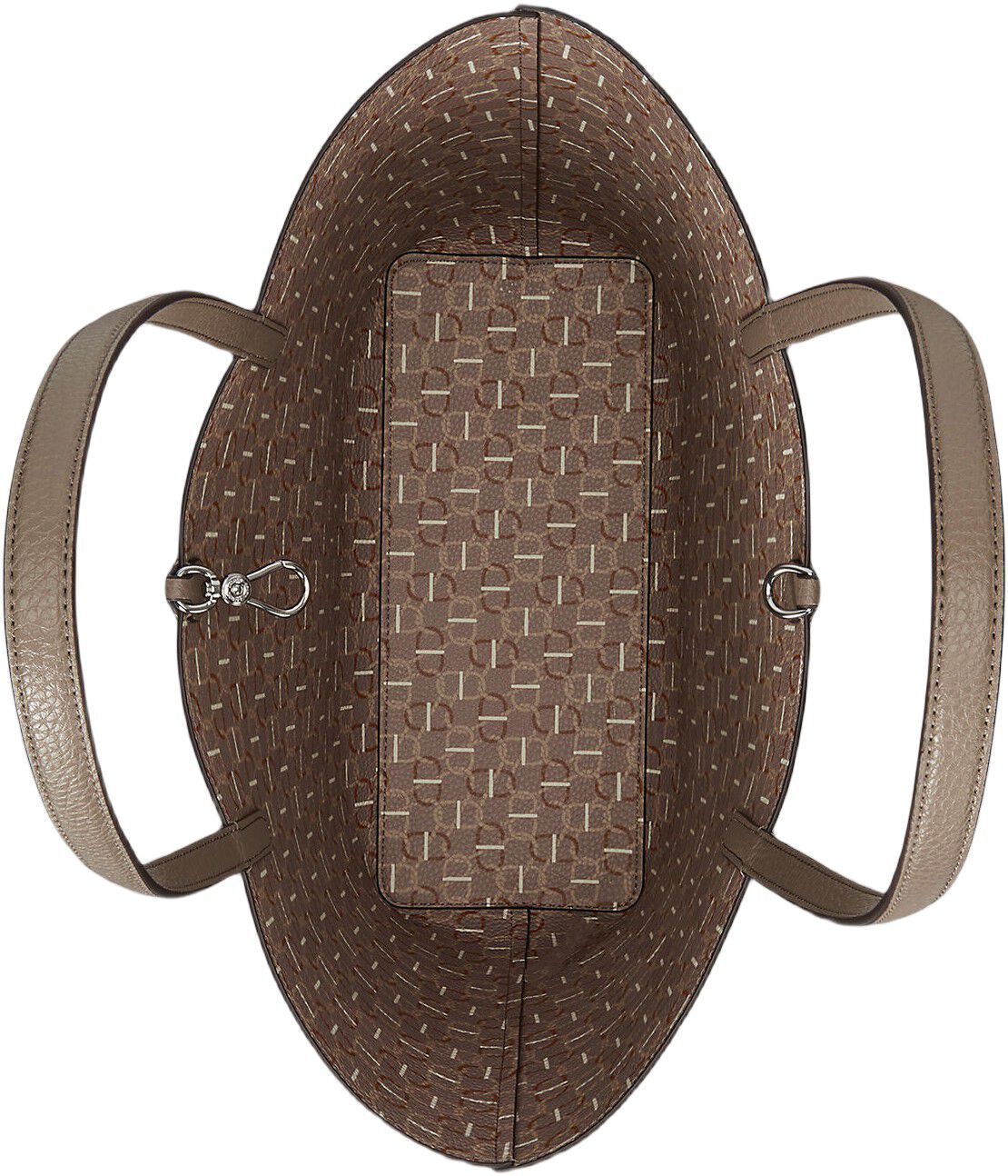 Faux-Leather Large Reversible Tote Bag