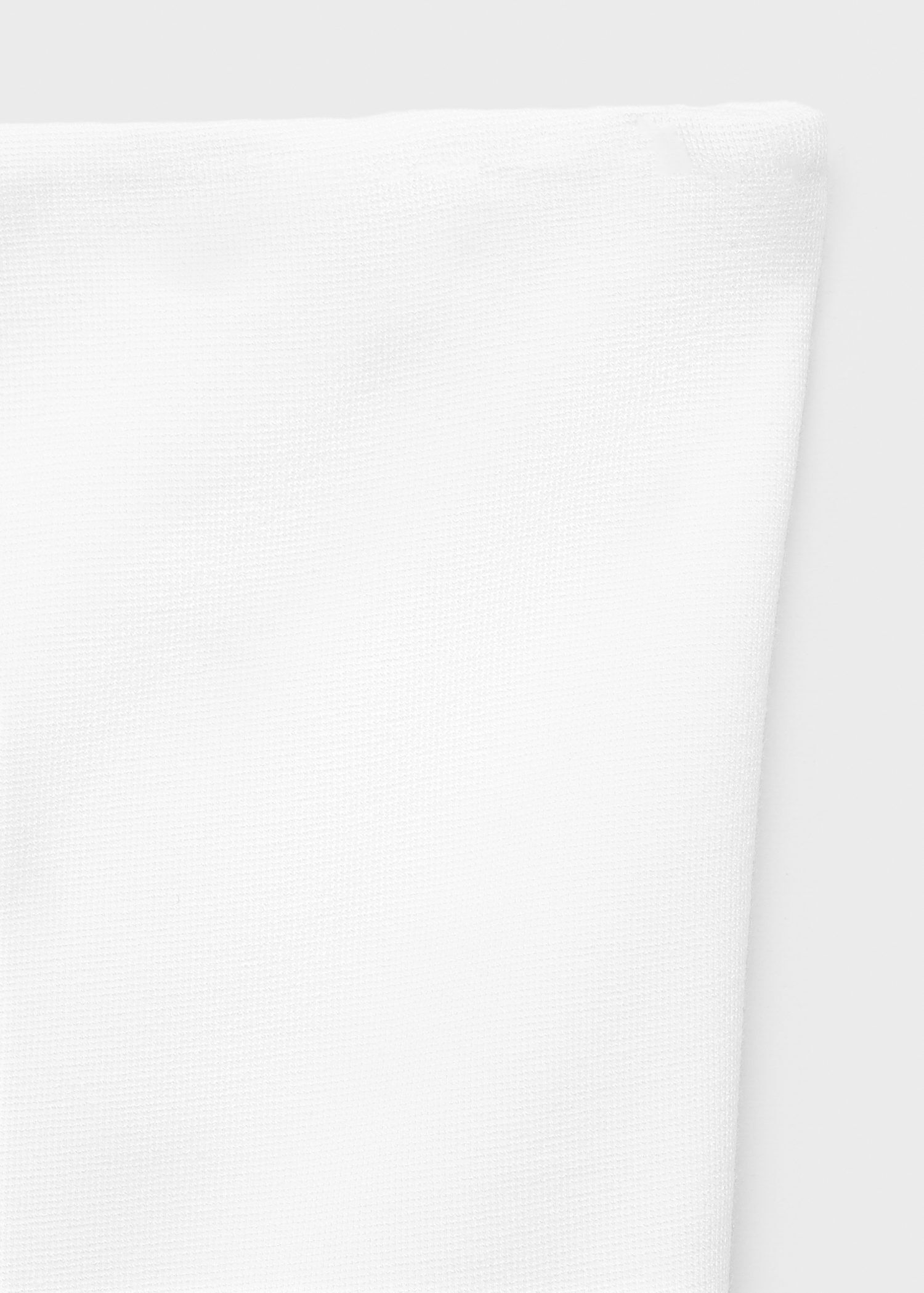 Strapless peplum top