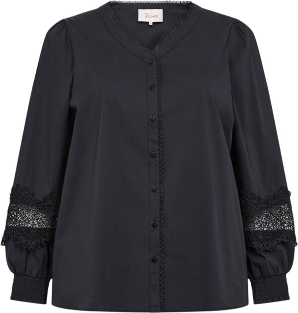 Curvy WA-GLENDALE 1 Skjorte Sort