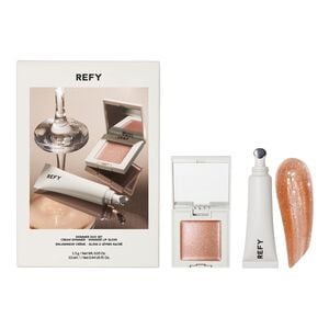 Shimmer Duo Set Solstice - S&aelig;t med highlighter og lipgloss
