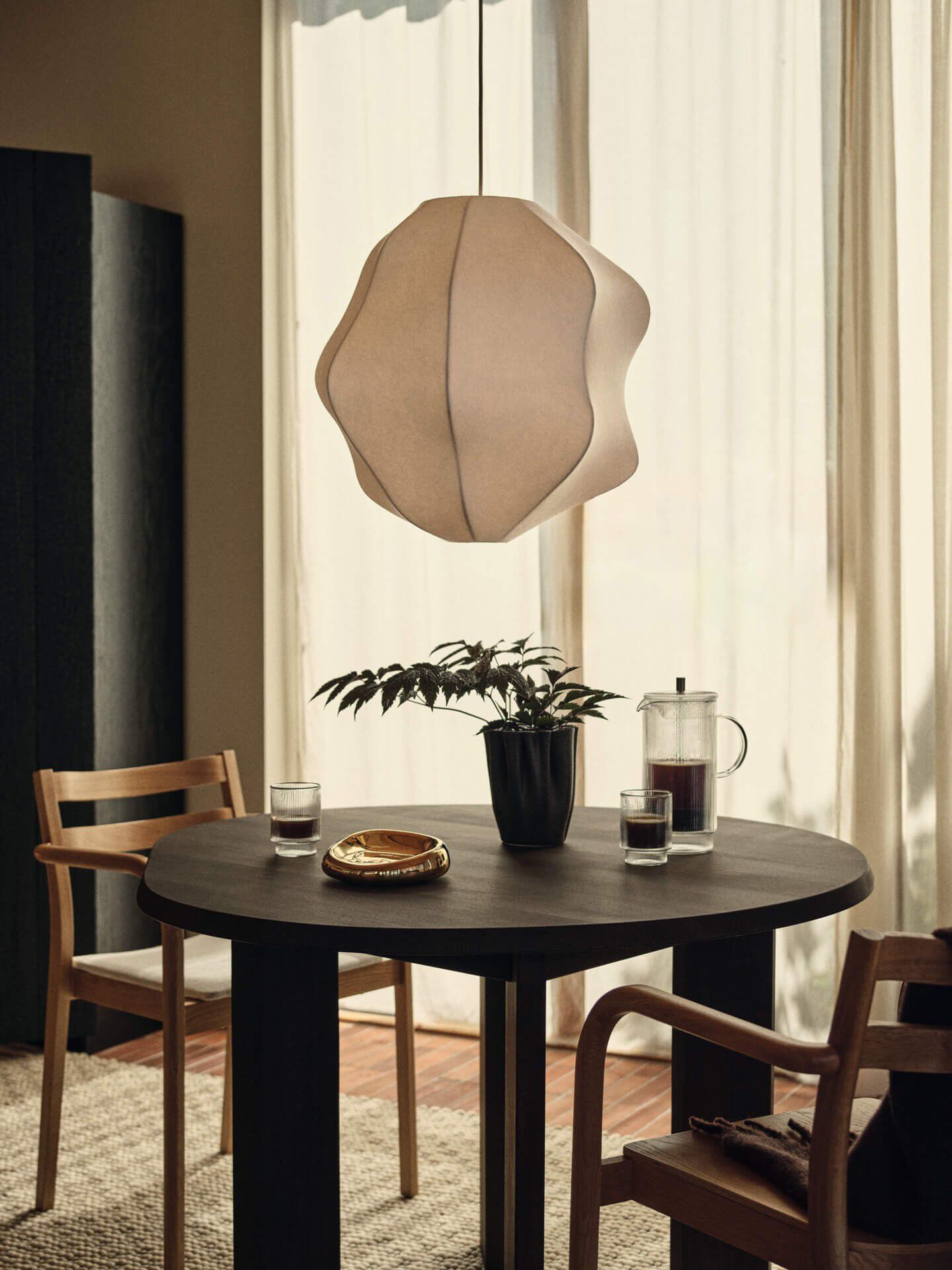Dedali Vase - H18 - Dark Brown