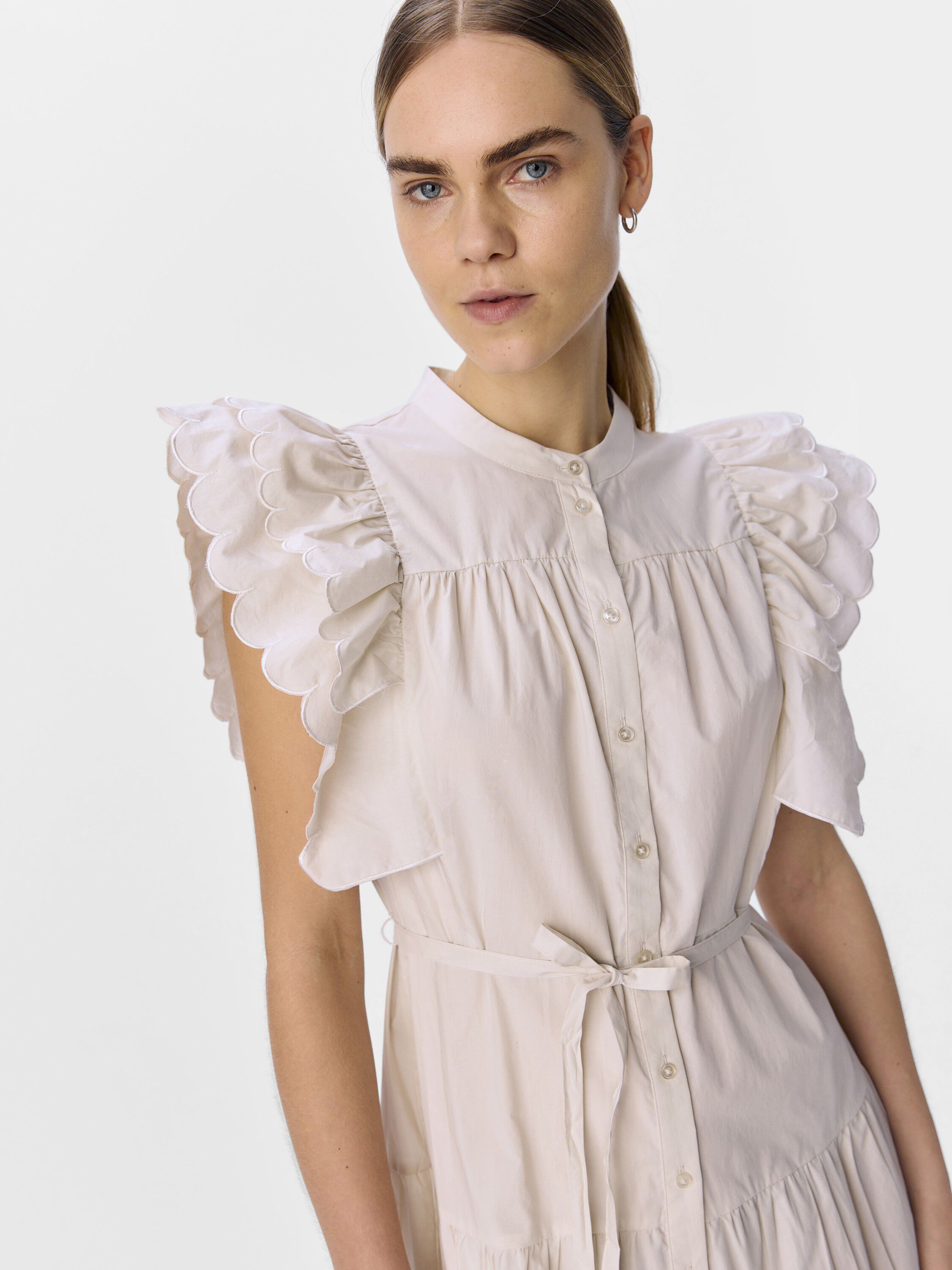 OBJHOPE CHINNA RE S/S LONG DRESS E