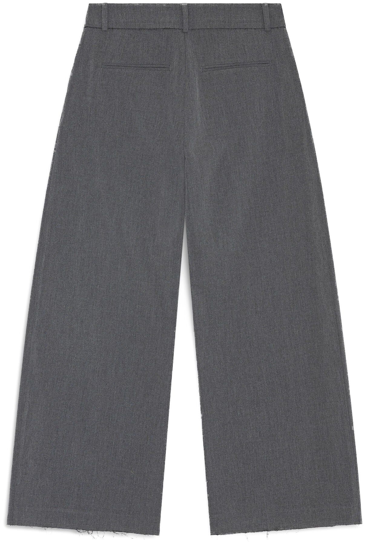 Raw Hem Suit Pants
