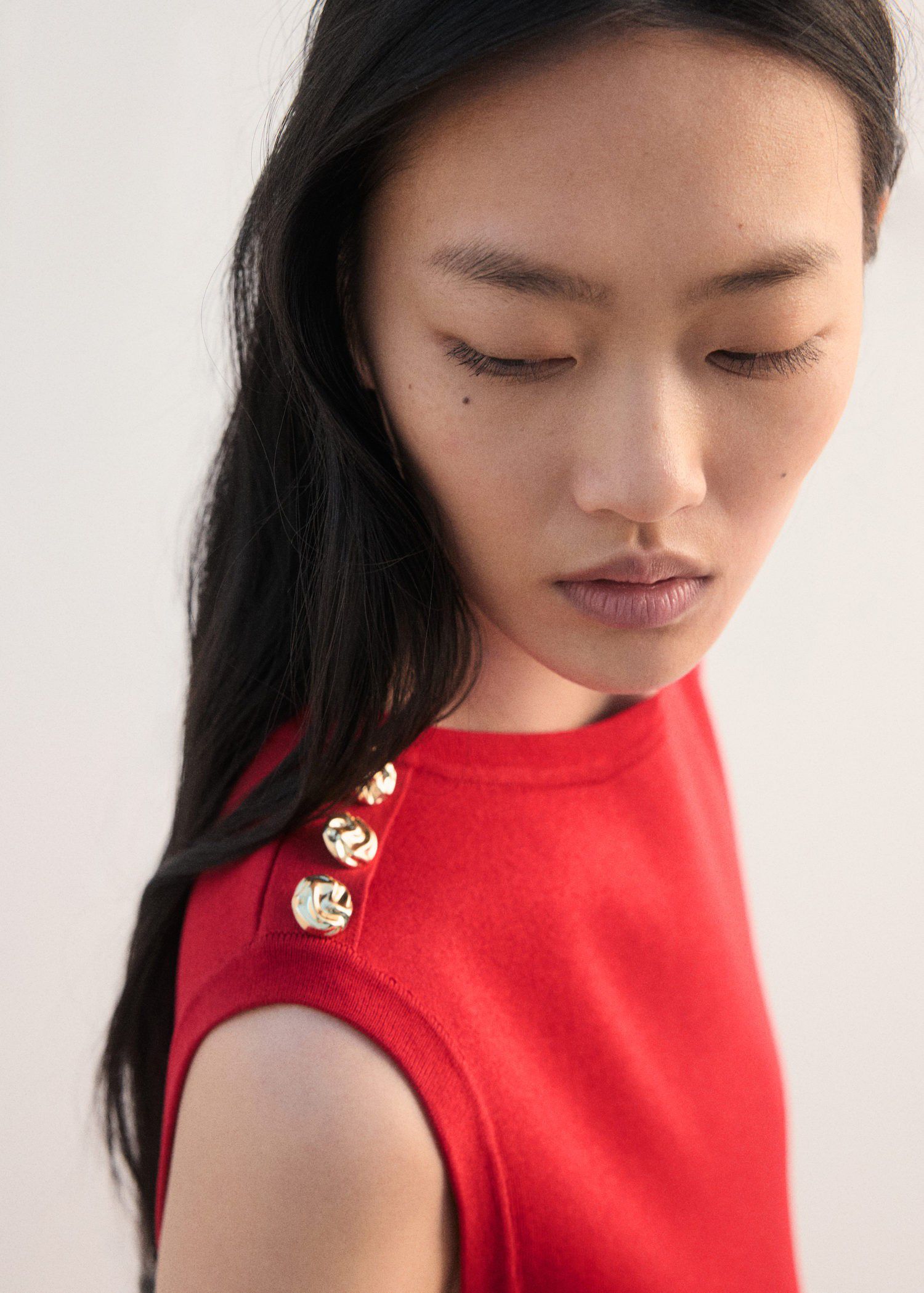 Short flared knitted dress