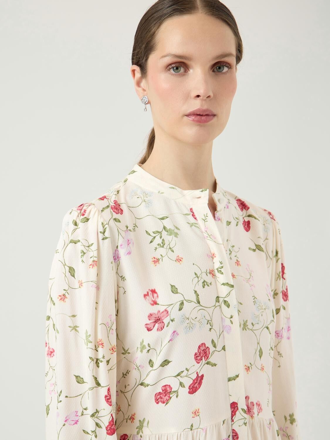 YASASINA LS LONG SHIRT DRESS S. NOO