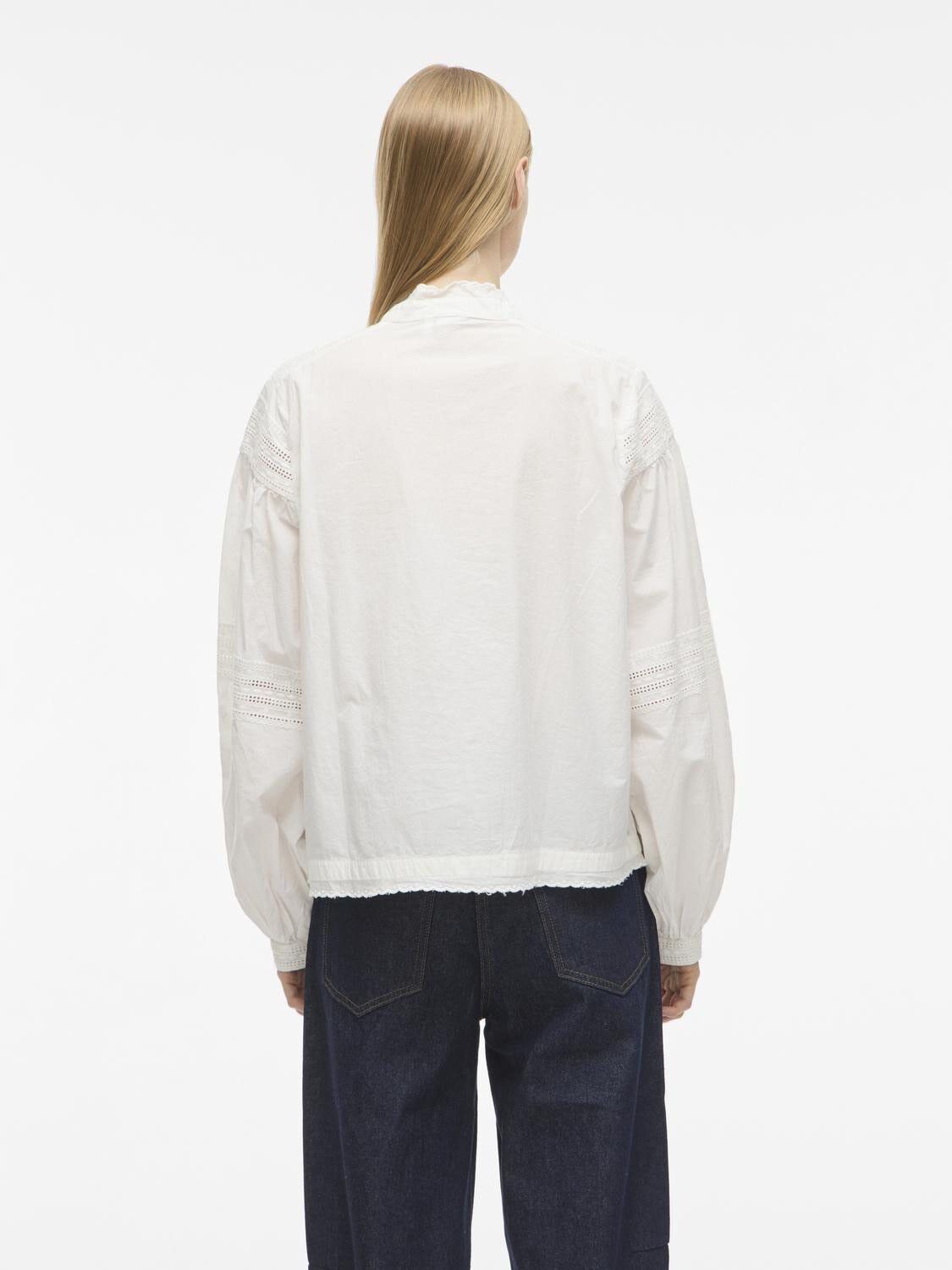 ROUCAROLINA LS CHINA COLLAR SHIRT