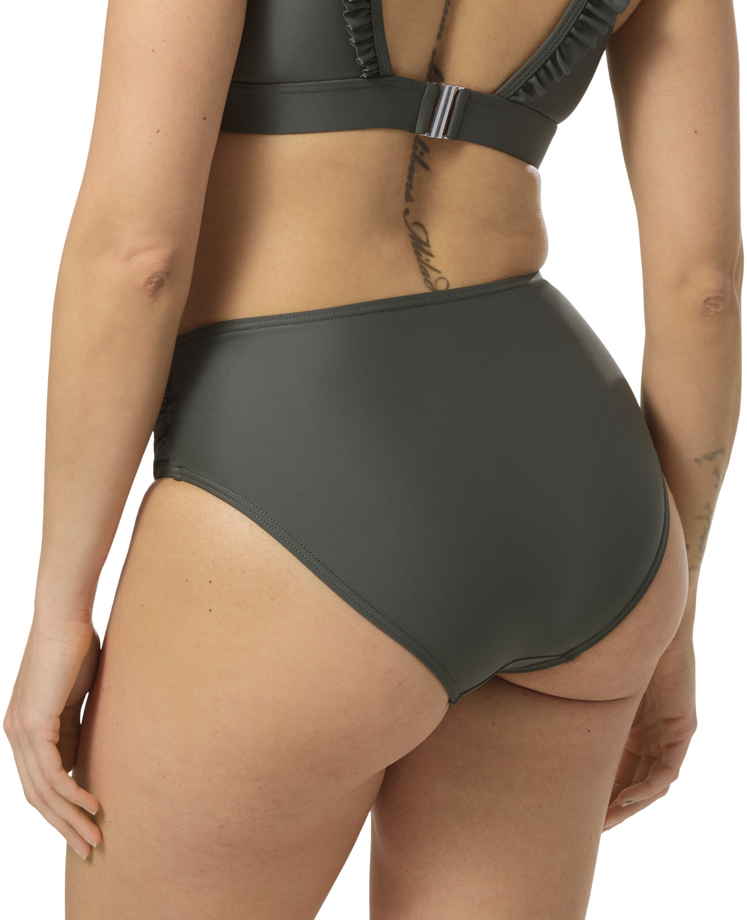 Fiji Wrinkle High Waist Bikini Underdel