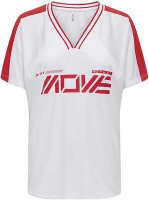 ONLBELLA S/S SPORT V-NECK TOP JRS