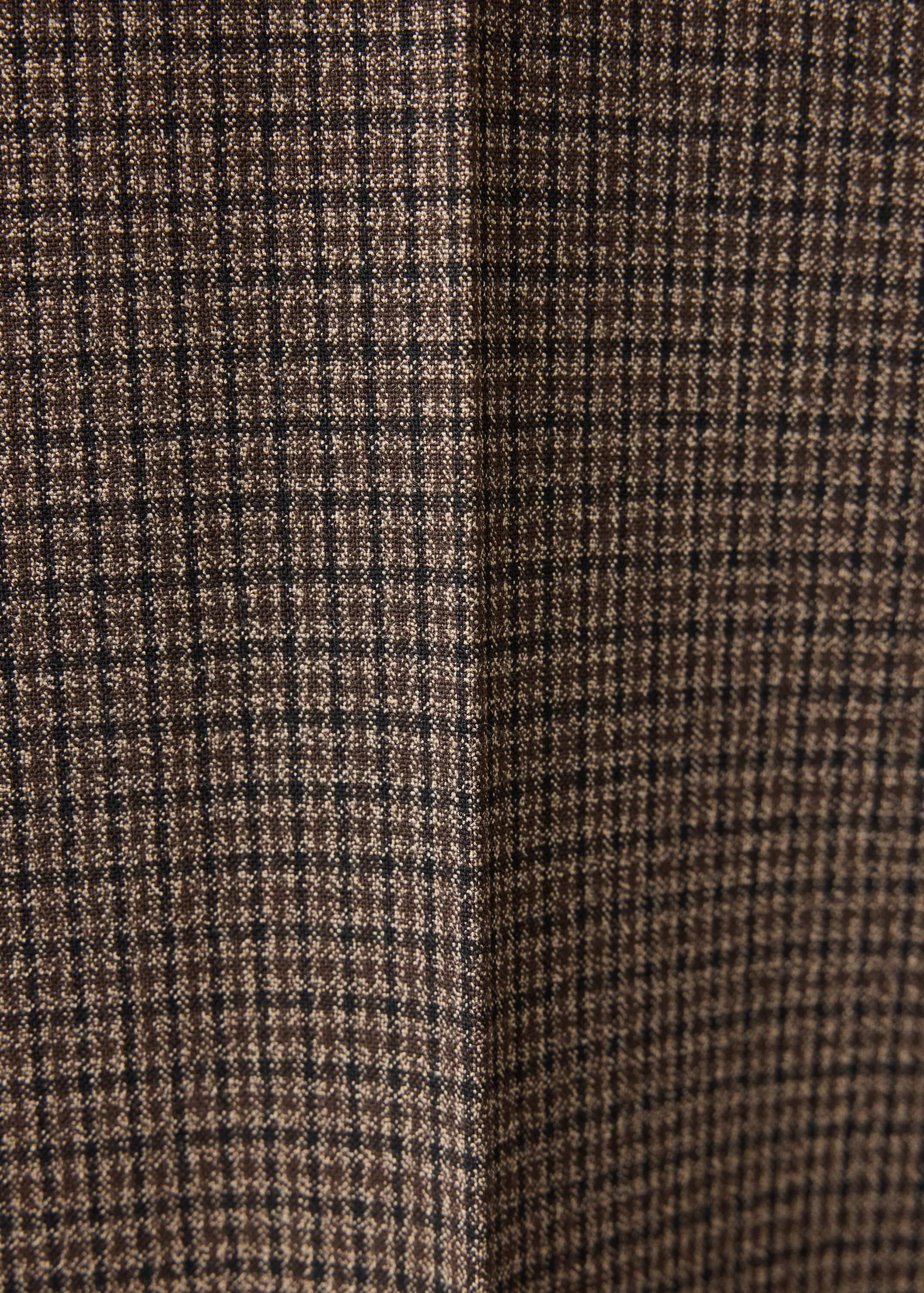 Houndstooth suit trousers