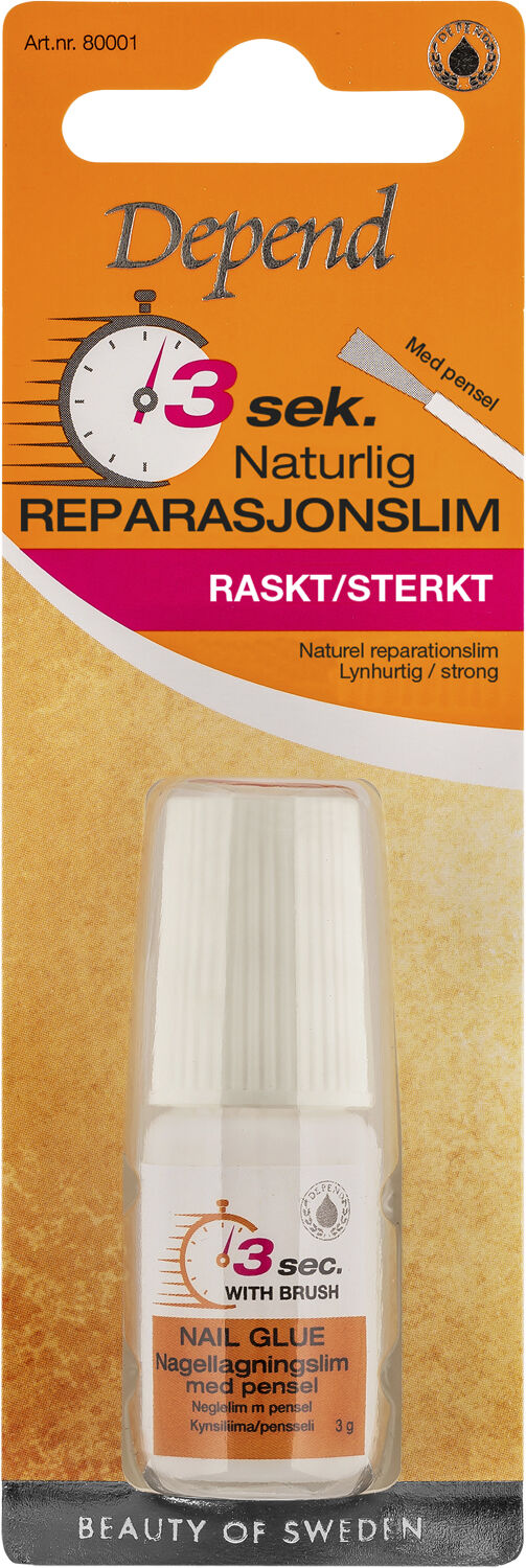 3 Sek. Naturellt Lagningslim NO/DK