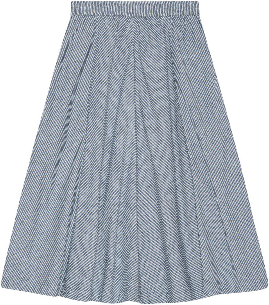pin skirt stripe