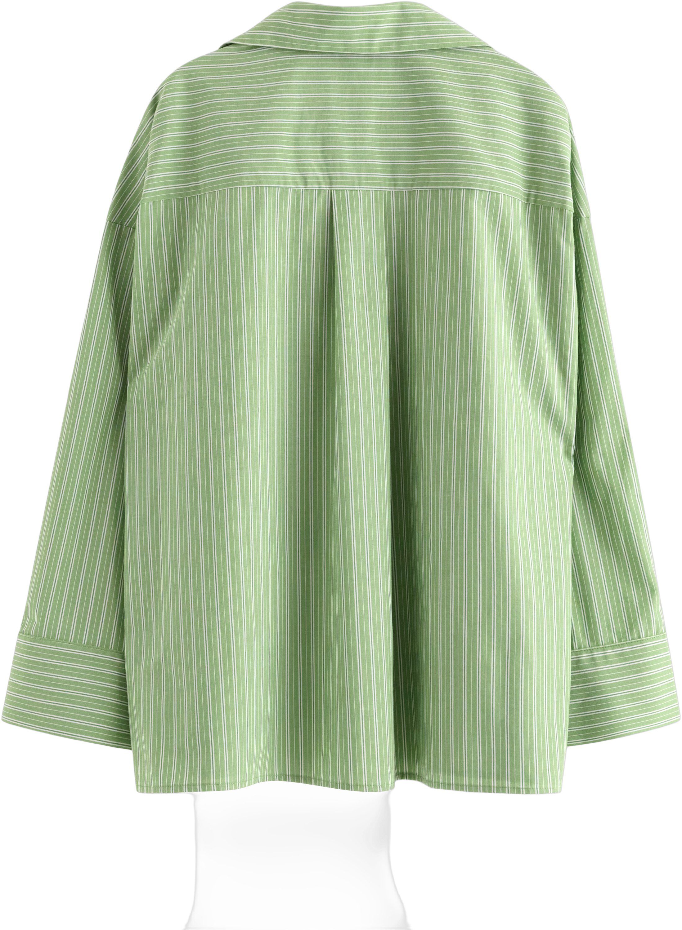 Oversized pyjamasskjorta i bomullsp