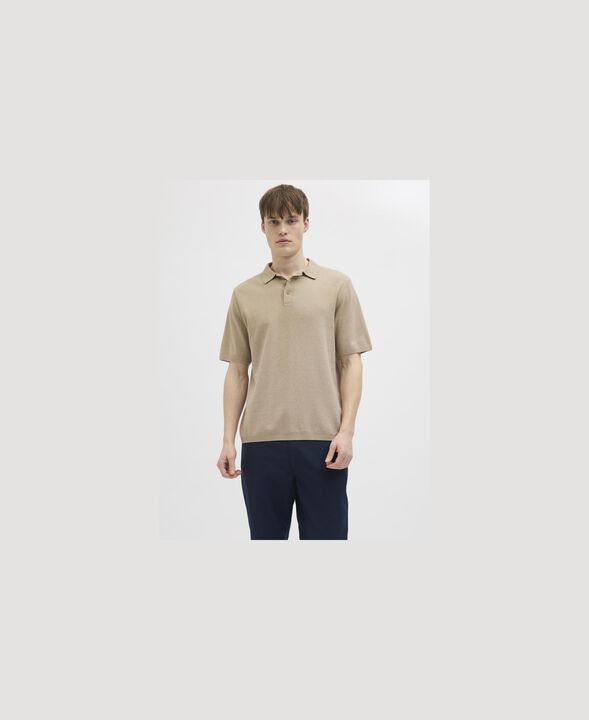 JREBCALLUM KNIT POLO SS