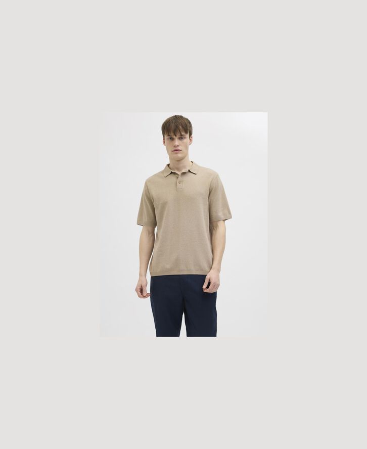 JREBCALLUM KNIT POLO SS