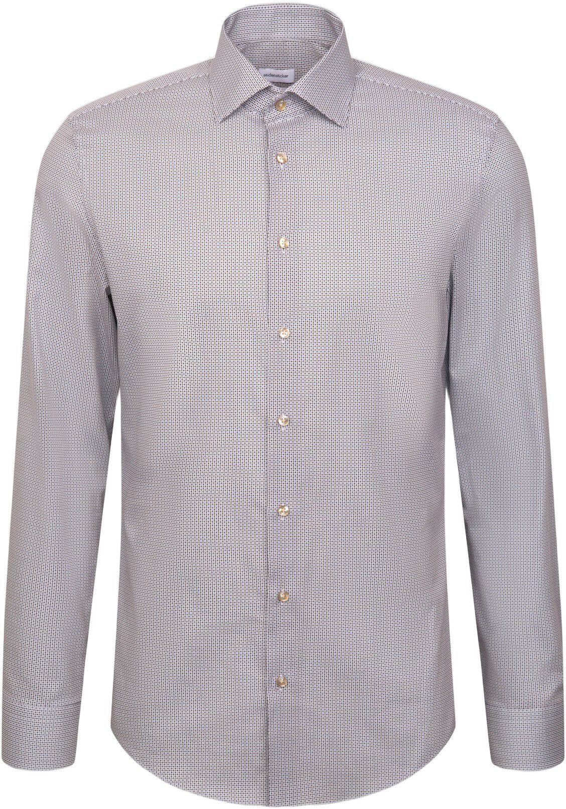 Business shirt Slim 1/1 Kent-Collar Print