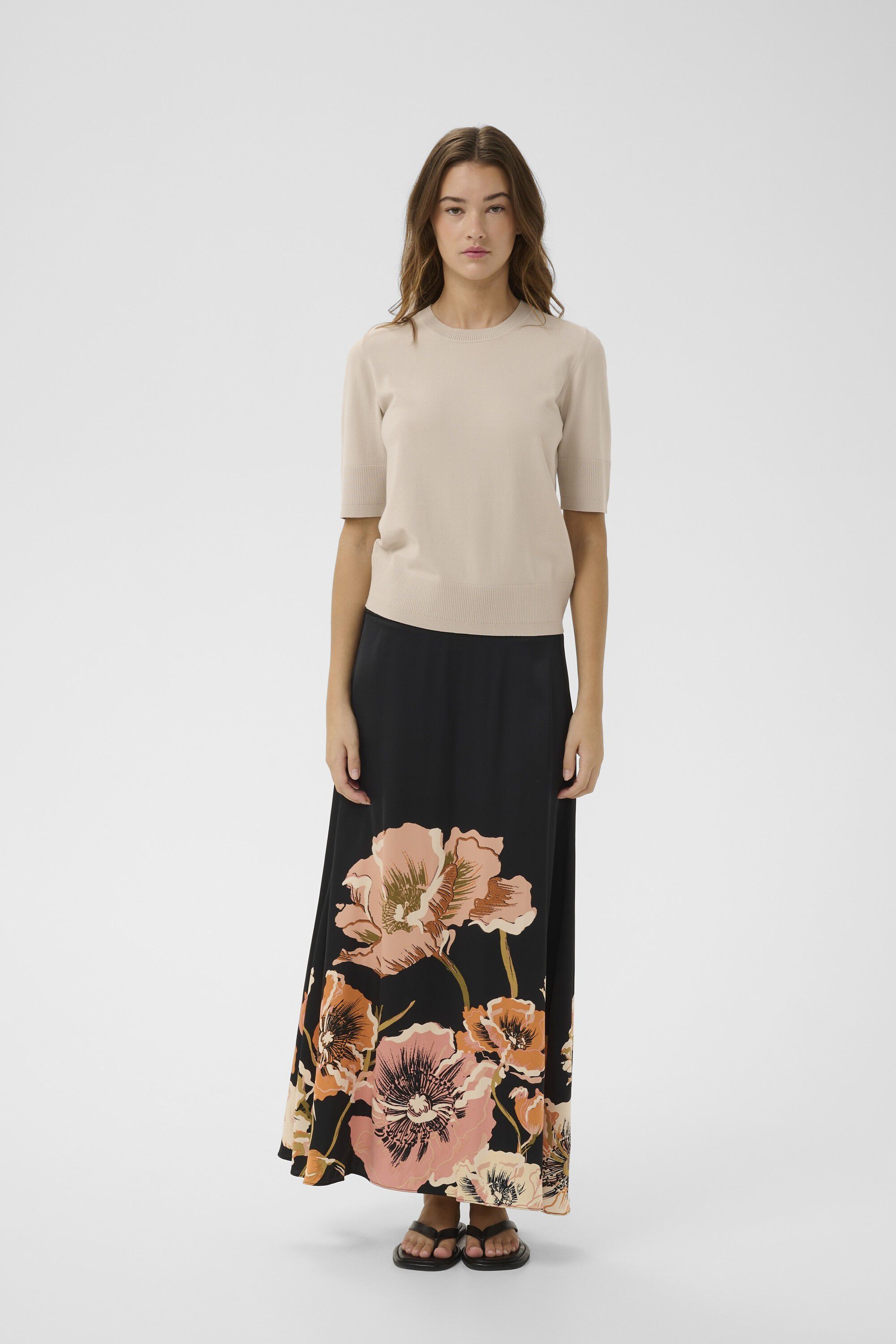 ZiomaIW Printet Skirt