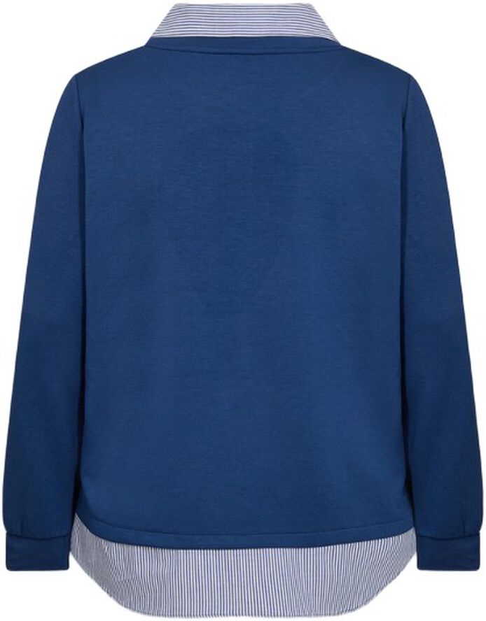 Curvy WA-SABINA 63 Sweatshirt Blå