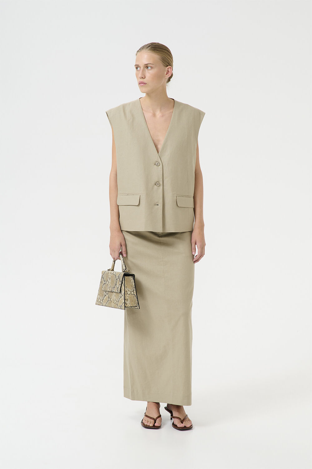 GZizza linen waistcoat