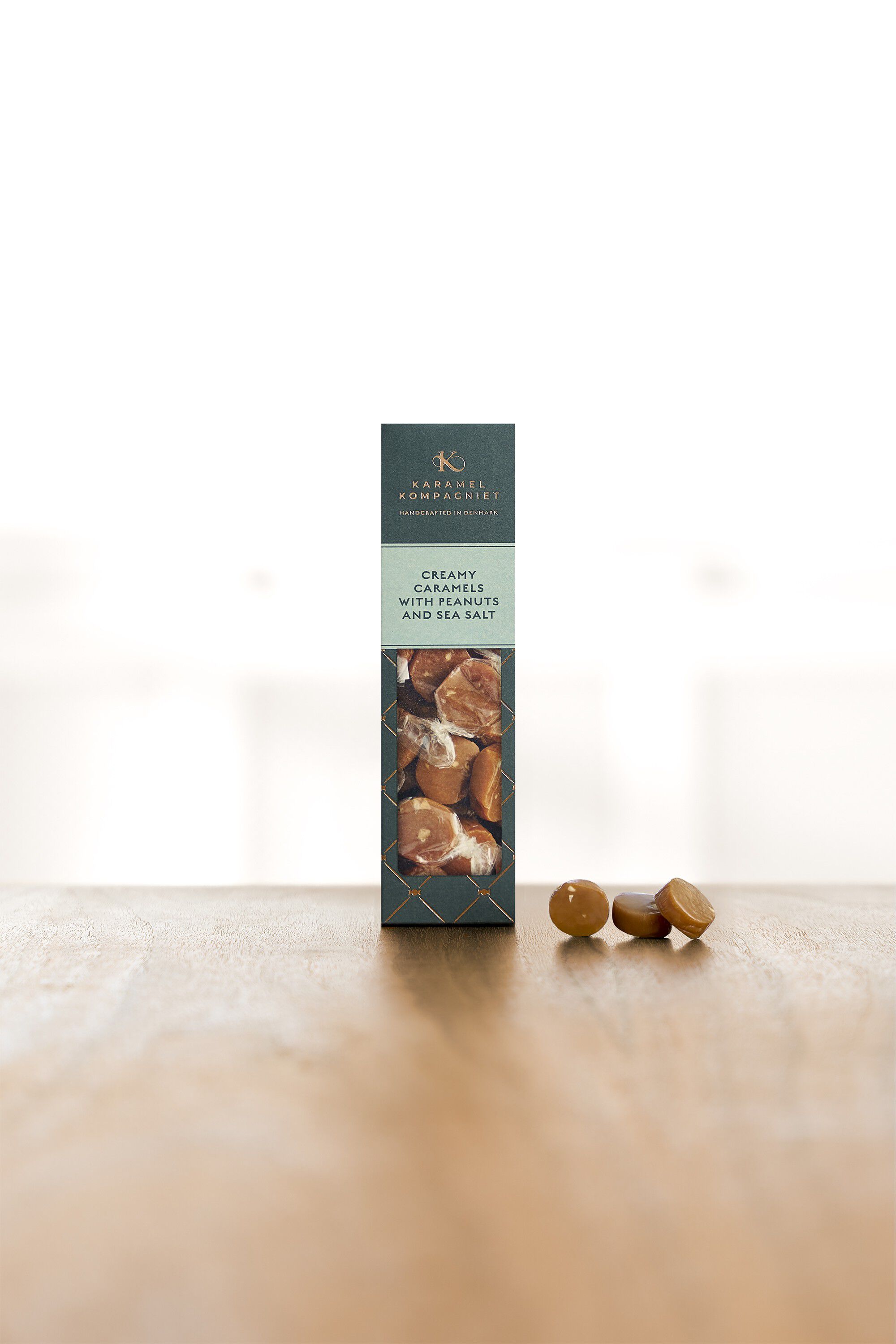 Creamy caramels with peanuts and sea salt Elegance