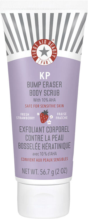 KP Body Scrub Strawberry - Bodyscrub med AHA Jordbærduft Omgående virk
