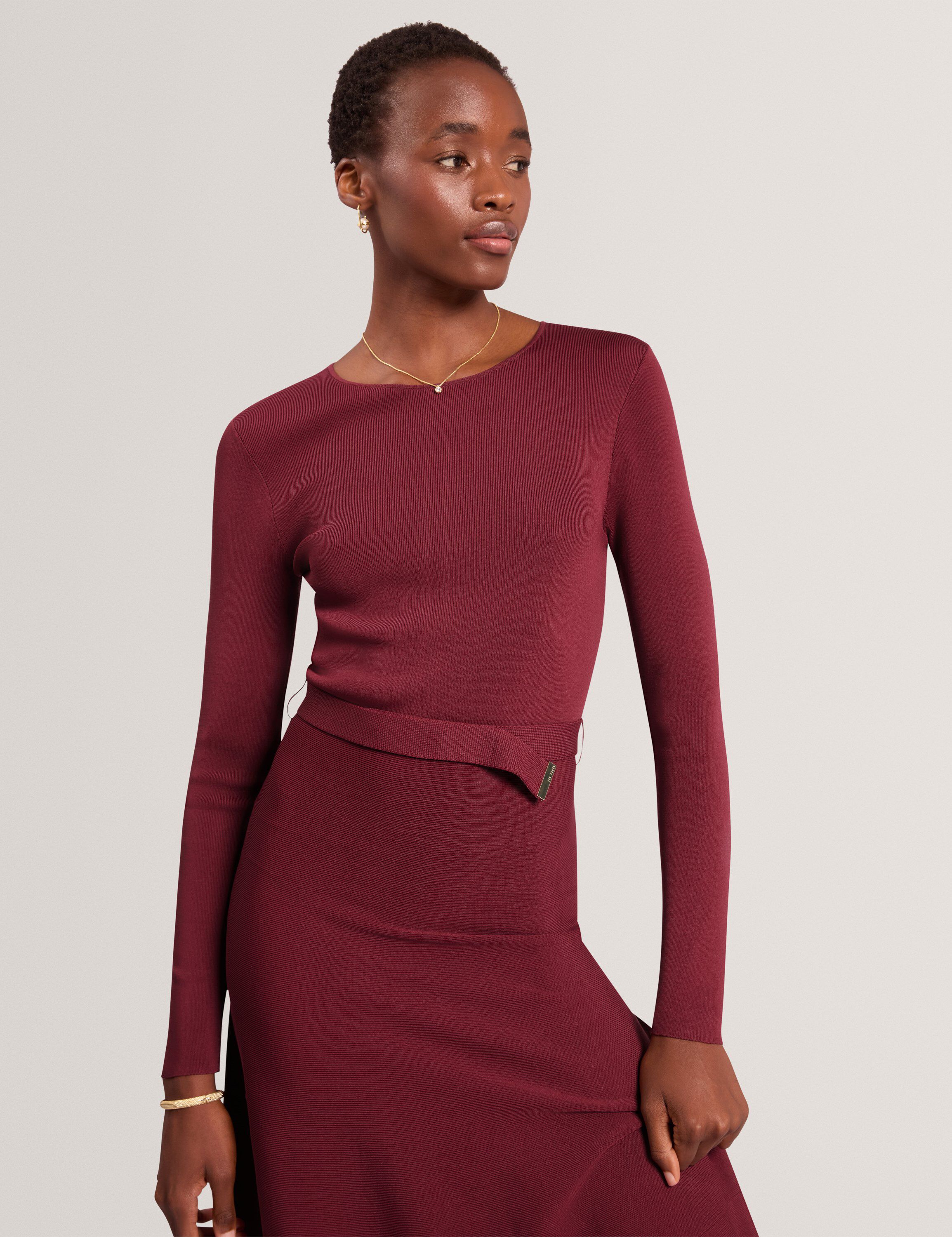 TALMAH Mockable Midi Dress