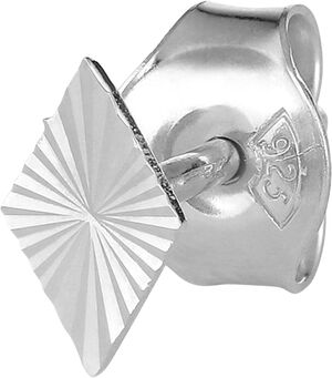 Reflection Rhombe Stud, sterling silver