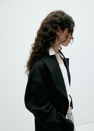 Manteco wool coat with belt