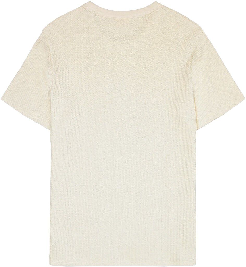 Regular waffle short sleeved crew neck t-shirt GOTS/Vegan