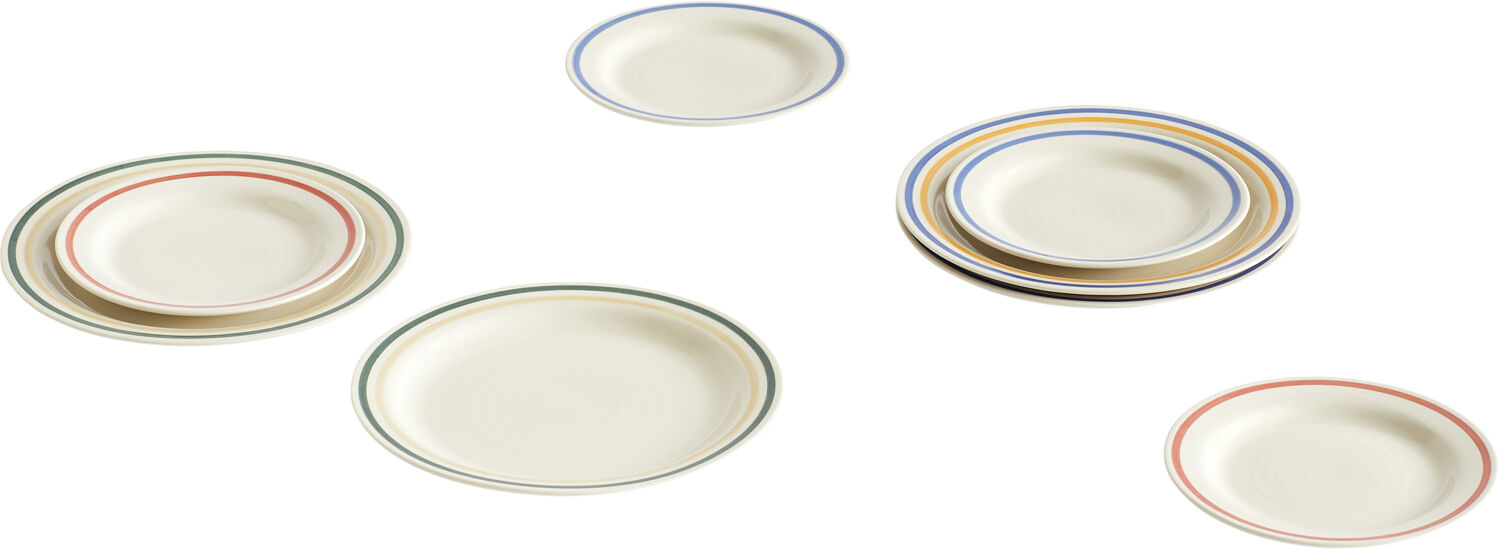 Sobremesa Plate-24,5 Set of 2-Green