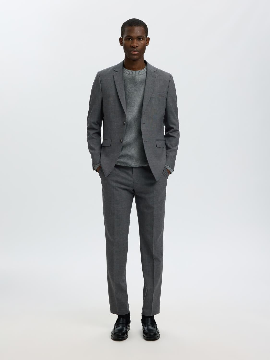Slmslim-Theo Wool Blend Trs Flex Noos