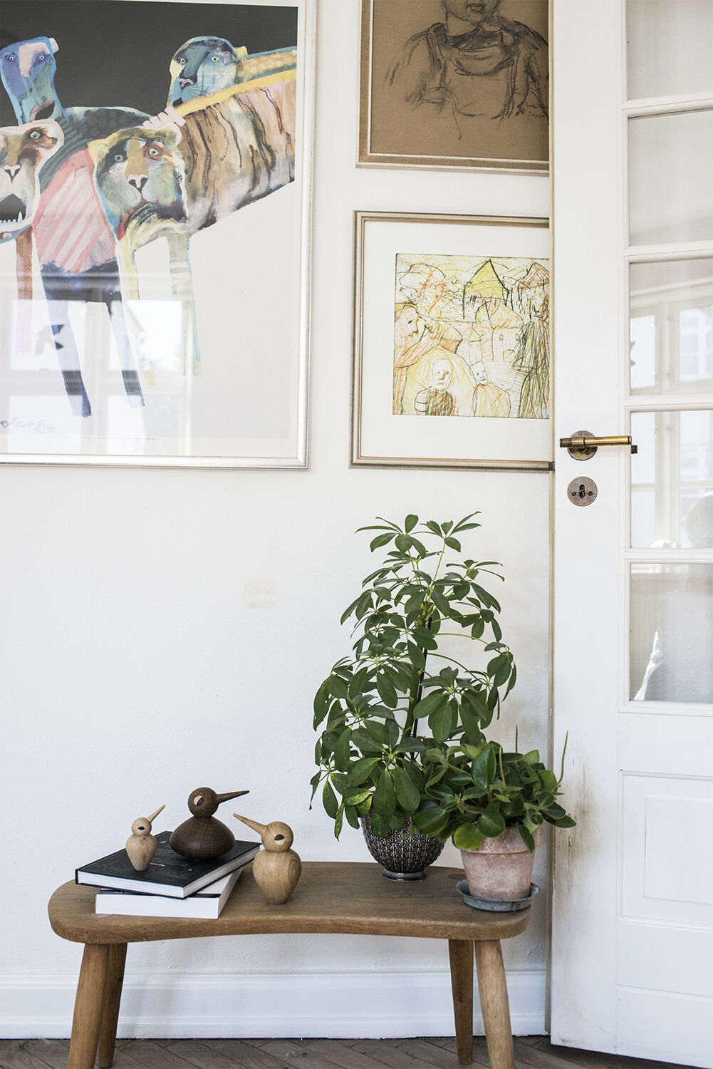 Bird buttet egetr&aelig; r&oslash;get