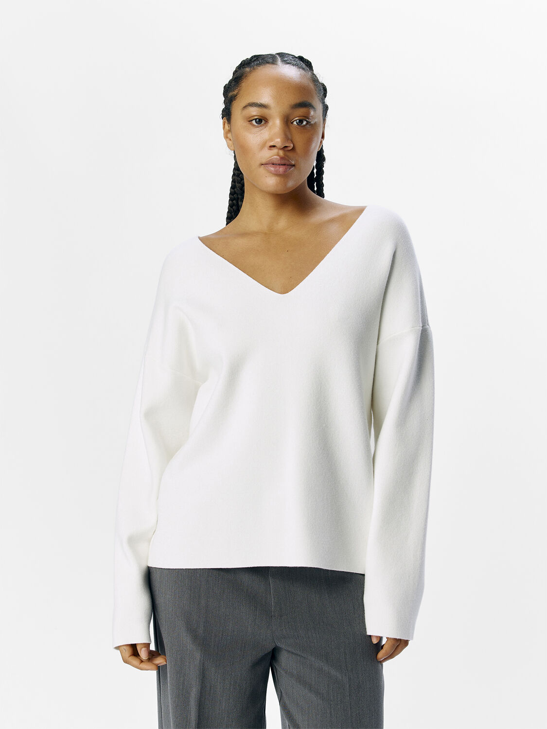 OBJREYNARD V-NECK PULLOVER NOOS