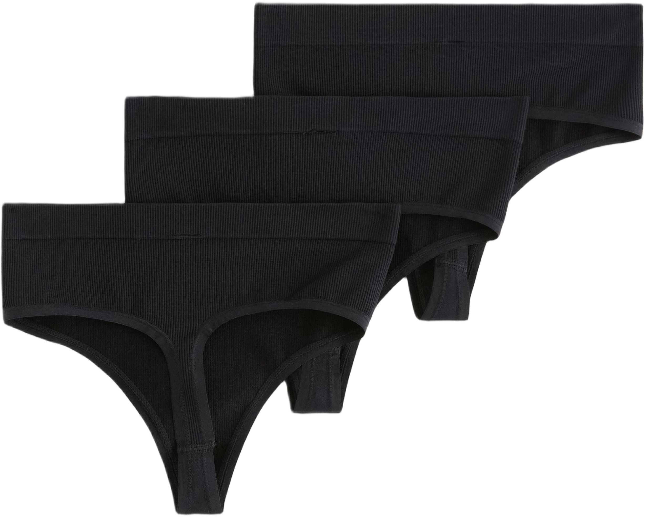 Thong with a high waist and high le