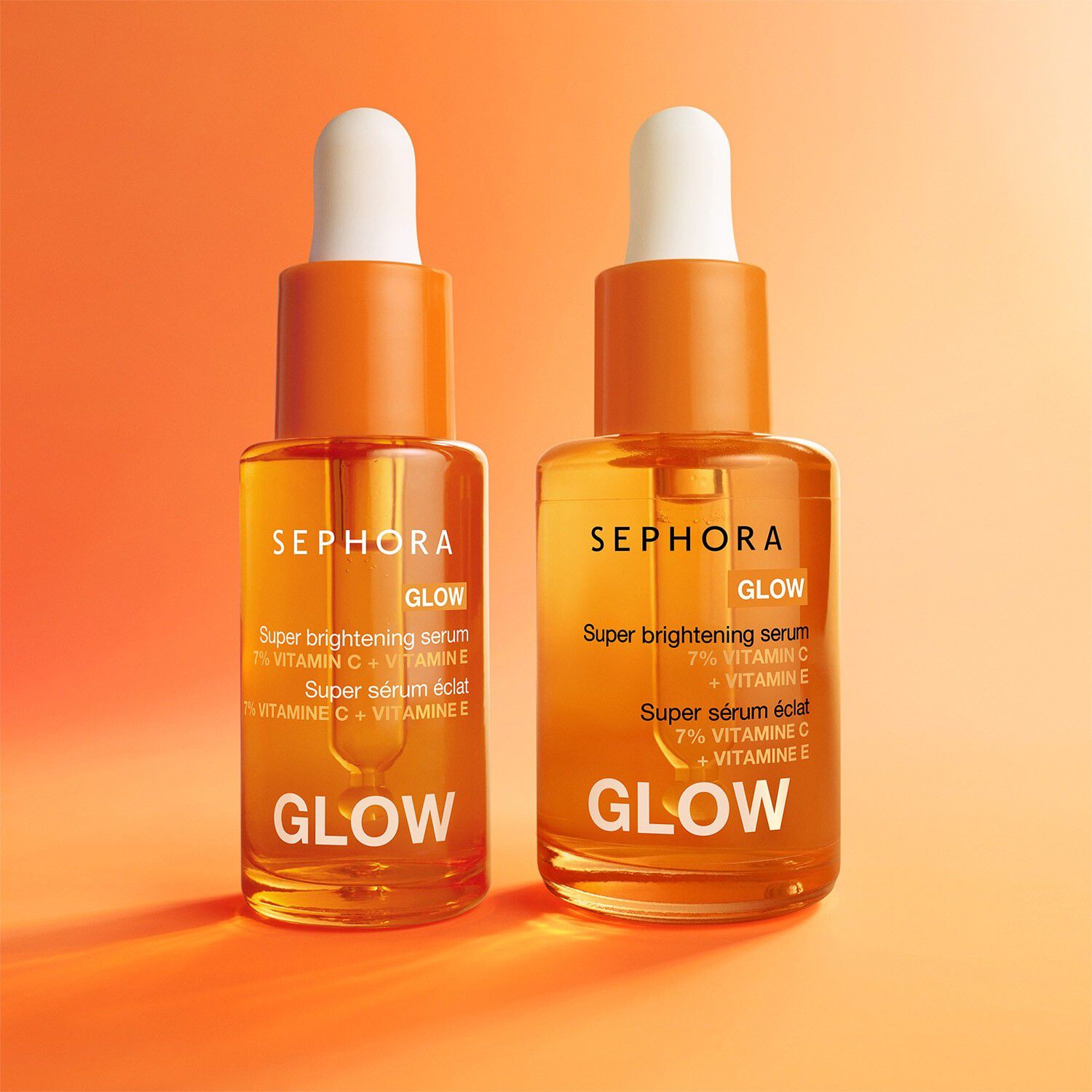 GLOW - Super serum med 7% C-vitamin og E-vitamin, som giver gl&oslash;d