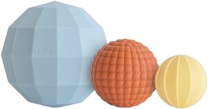 Mushie Nesting Sphere Sensory Toy Powder Blue